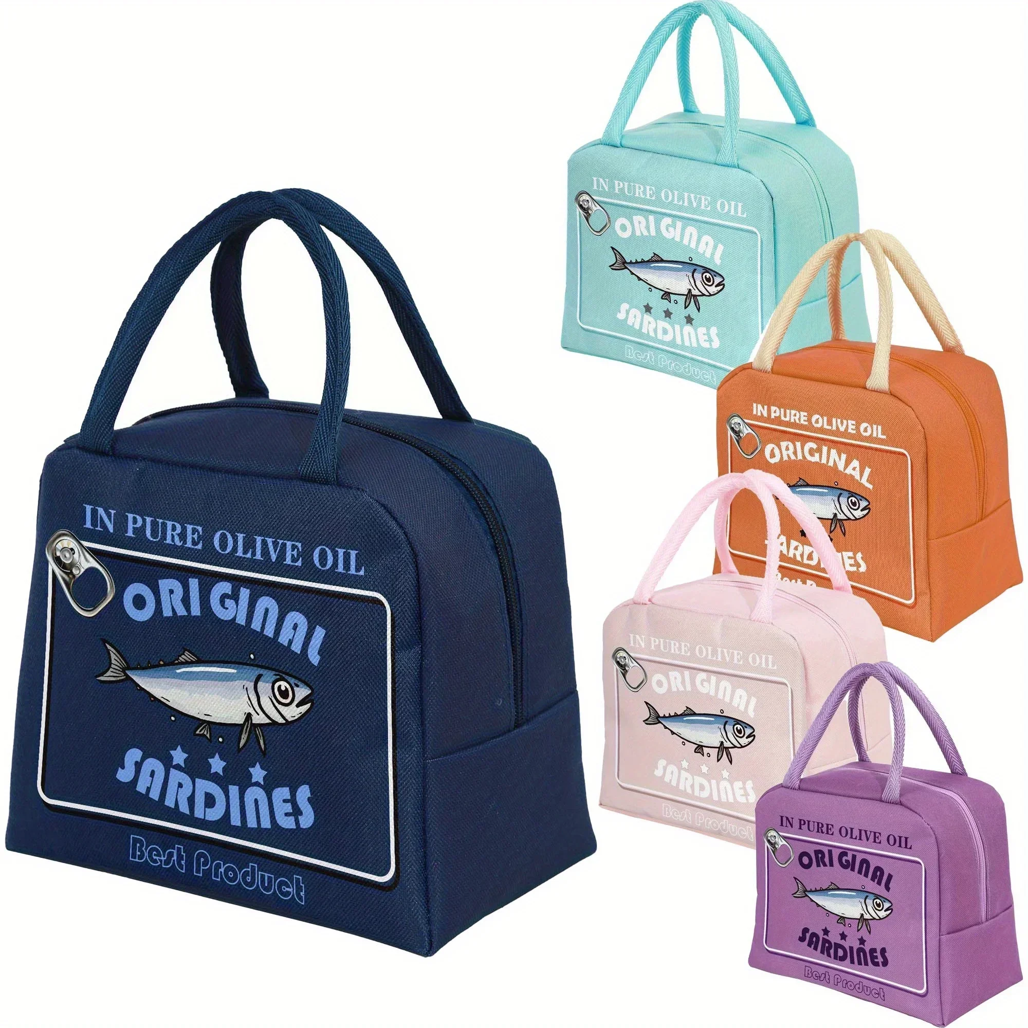 1CPS Sardine Can Style Handbag Stylish Practical Everyday Handbag for Students Office Workers Gift Options
