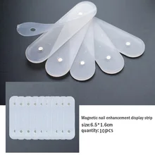 

Nail Art Display Tips Nails Adhesive Tape Stand Transparent Practice Acrylic Holder Strip Manicure Showing Tools