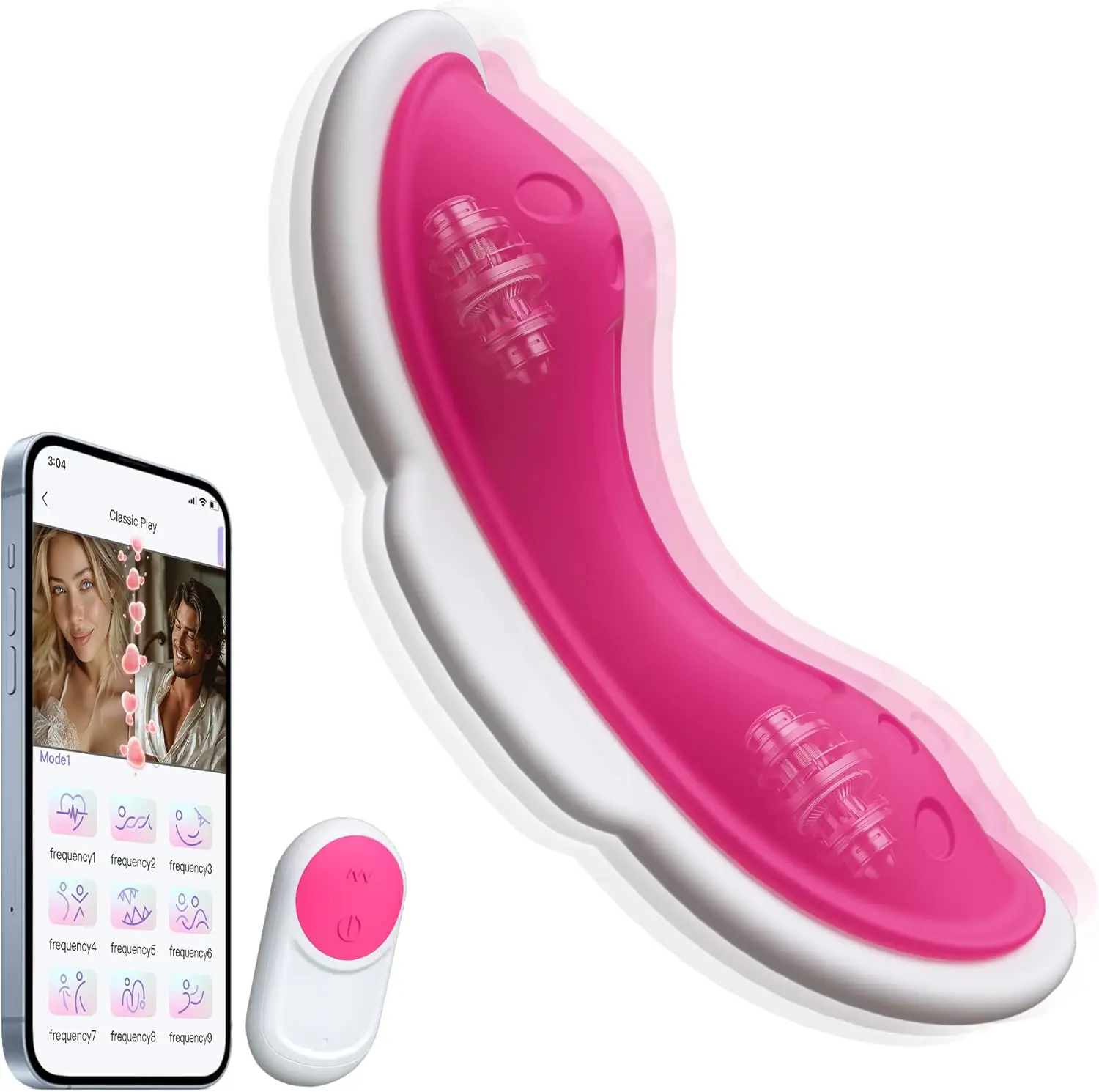 Tragbarer Höschenvibrator, Schmetterling, Sexspielzeug für Erwachsene für Frauen, Klitoris-Klitoris-Stimulator, Fernbedienung, App-Steuerhöschen, sexy Spielzeug für Frauen
