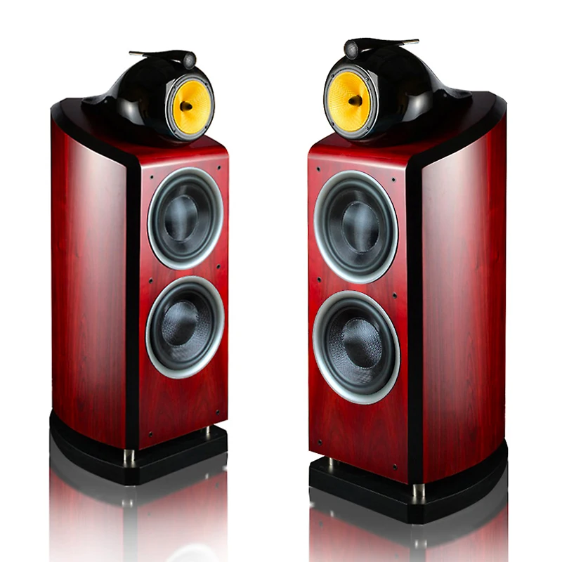 Portable audio bookshelf speakers 10-inch floor mid-woofer stereo surround sensitivity 90dB