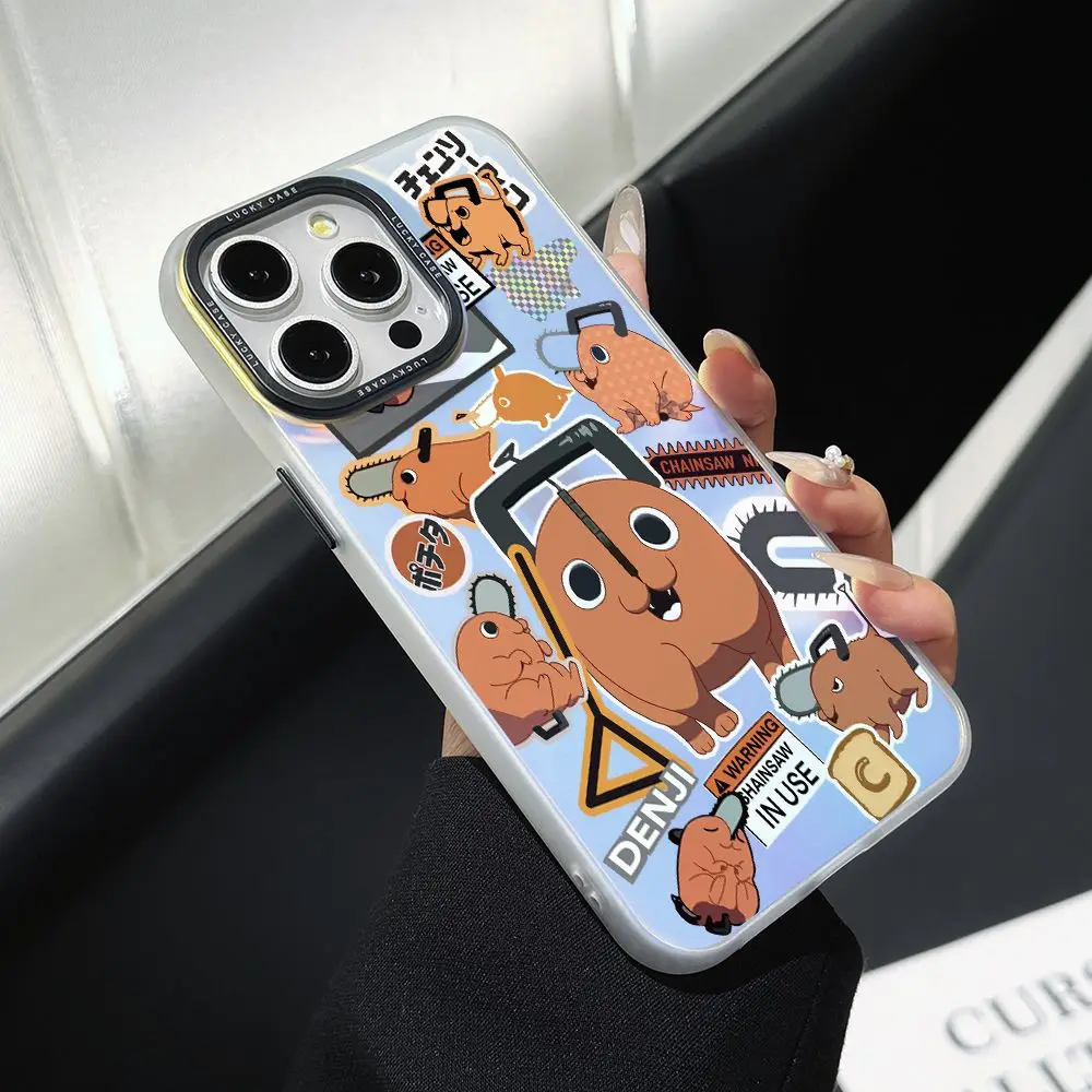 Chainsaw Man Pochita Phone Case for iPhone 16 15 14 Plus 13