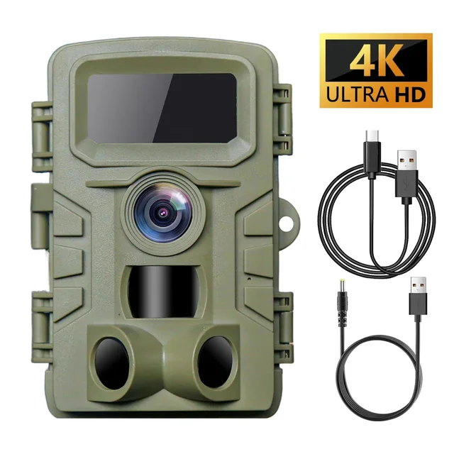 PR701 Hunting Camera Trap 4K 48MP Fast Trigger IP66 Waterproof Wildlife Security Infrared Night Vision 2-inch screen 2