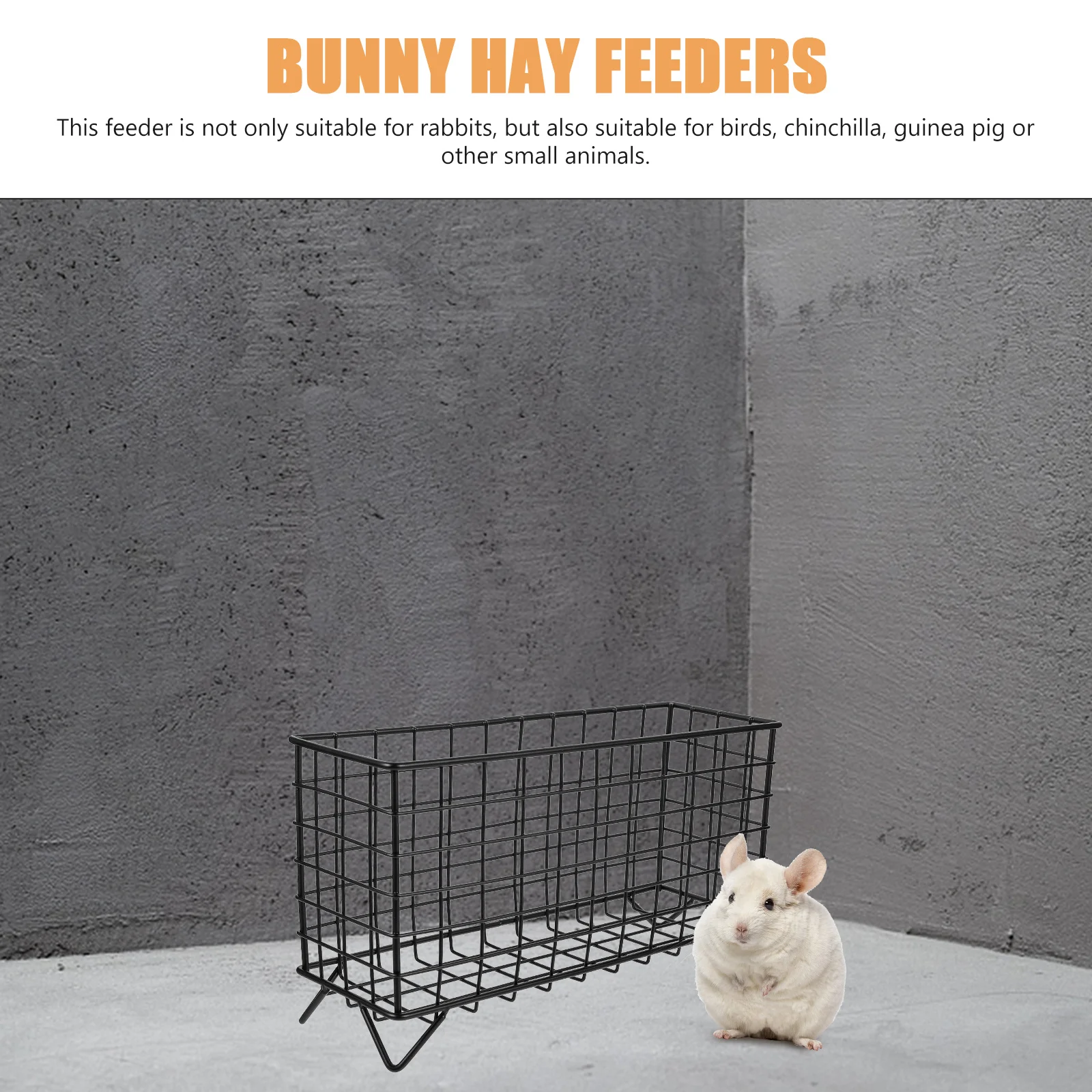 Michelin Frenched Rabbit Rack Dry Hay For Rabbits Iron Metal Feeder Large Capacity Bunny Feeder For ...