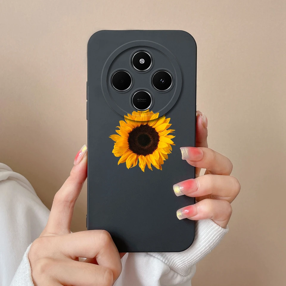 Rose Sunflower Avocado Antifouling Protective Drop-Resistant Bumper Case