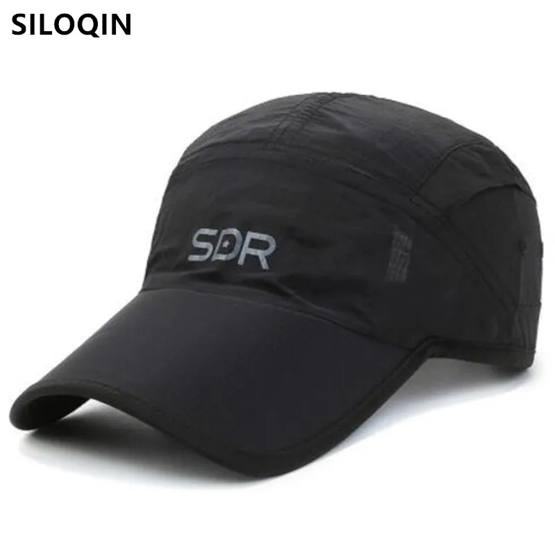 

SILOQIN Snapback Cap New Summer Men Women Thin Breathable Baseball Cap Casual Sports Cap Anti-UV Sunshade Travel Cap Fishing Hat