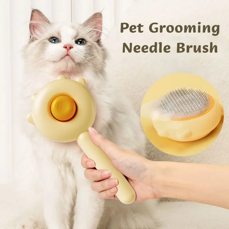 Pet Grooming Needle Brush Pet Cat Combs Dog Hair Brush Pets General Supplies For Cat Dog Cleaning Care Pet Cleaning Supplies