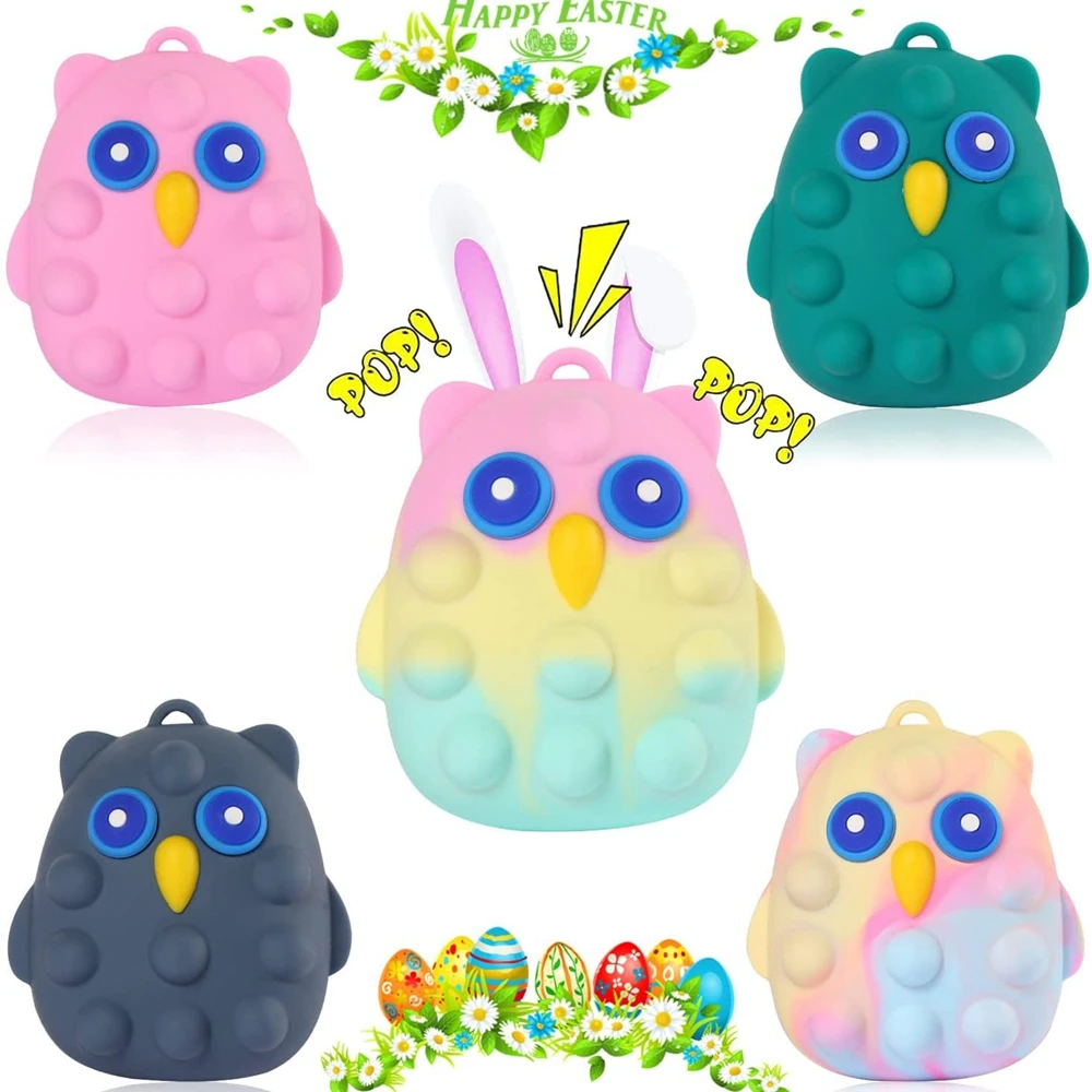 Pop Fidget Ball Owl Popper Toys 3d Anti 
