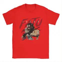 Unisex Jacob Fatu Grunge Style Cotton T - Shirt - Cool Short Sleeve Round Collar Tee - XXXL (Red)