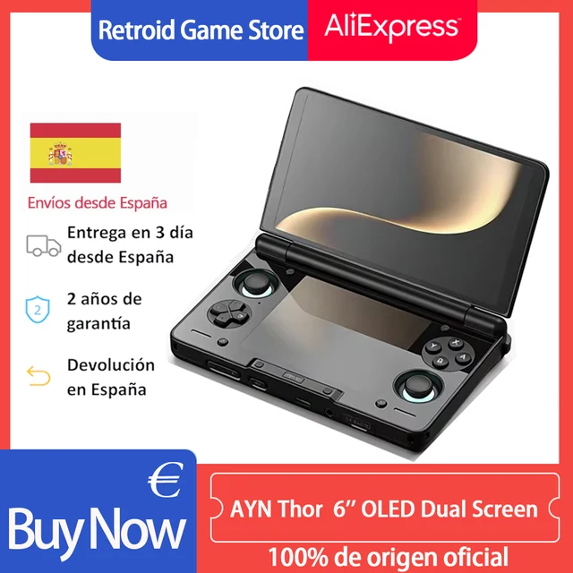 AYN Thor 6 ''OLED double écran de jeu portable Qualcomm Snapdragon CPU Android13 6000mAh batterie Hall Stick Console de jeu 1