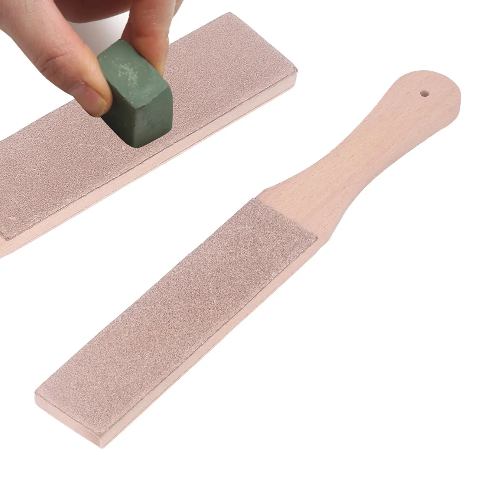 Double Sided for leather Strop Tool-Beech Wood Honing Strop for DIY leather Crafts & Making