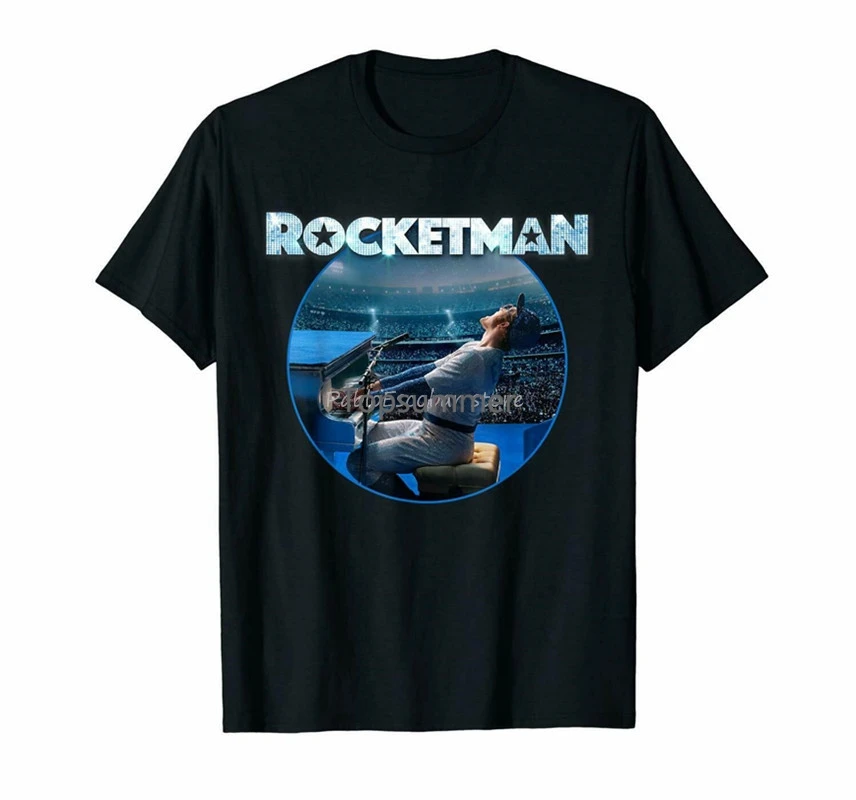 

Rocketman Movie Elton John Piano T-Shirt Size M-3Xl Colorful Tee Shirt Men Brand Tshirt Summer Top Tees