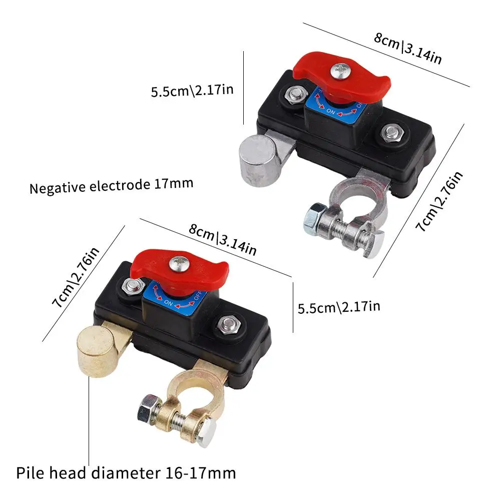 Remote Car Battery Disconnect Switch - DC 12V Automatic Power Shut-Off