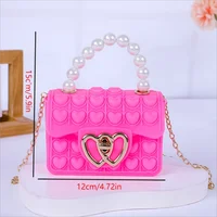 Girl unicorn fashion shoulder bag, popular finger toys for children decompression infant kids 5