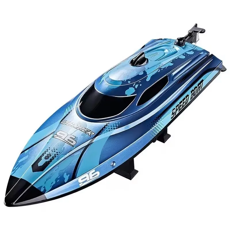 Bateau RC rapide 2.4GHz avec batterie - 1 ou 2 batteries, 3 couleurs