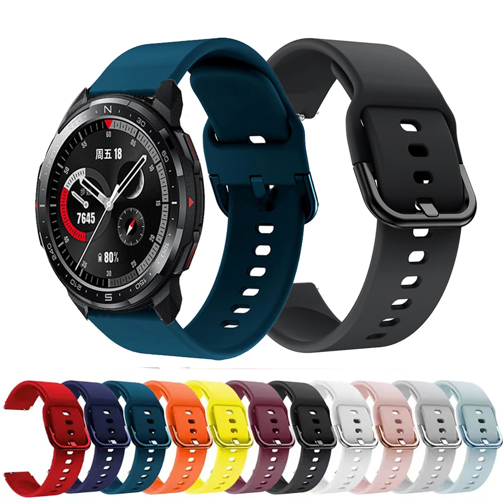 Per Honor Watch Gs Pro Smart Watch Strap 22Mm Bracciale In Silicone Per Honor Watch 4 Pro/Gs 3/Magic 2 46Mm Bracciale Sportivo Correa