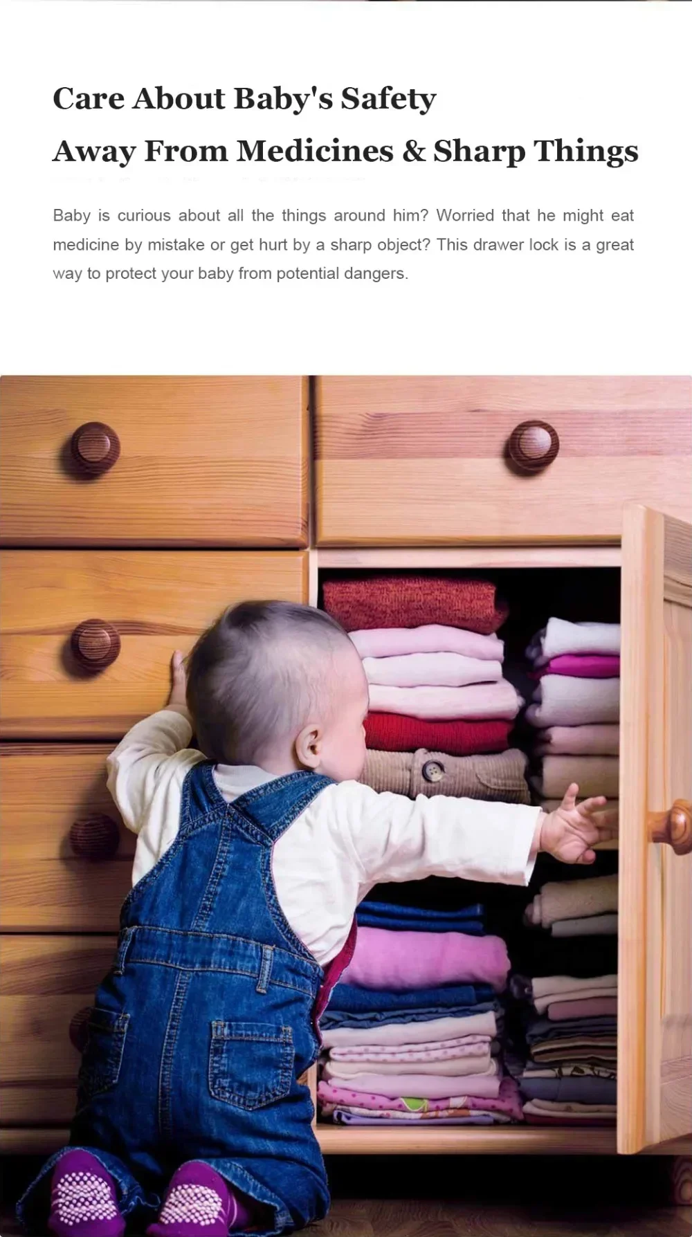 Xiaomi Mijia Yeelock Smart Drawer Cabinet Lock Control APP Remote Unlock description image 3