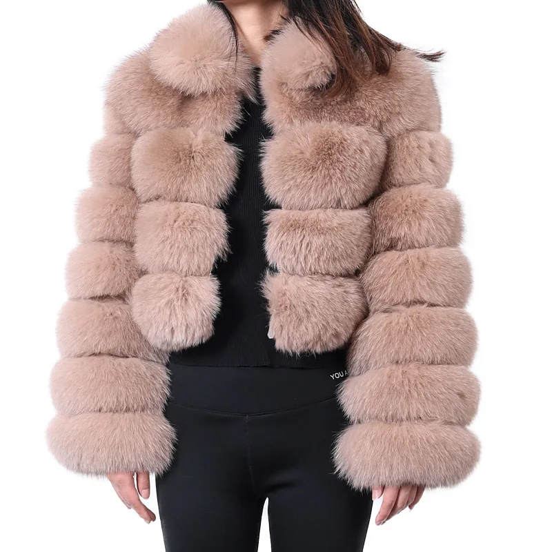 цена Maomaokong 2022 super hot winter women's fur coat real fox fur jacket natural racoon Female clothing vest