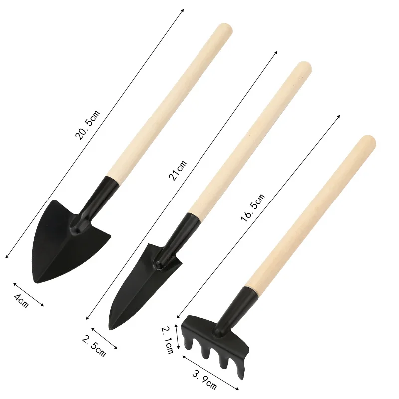 3-piece-Set-of-Home-Gardening-Tools-Garden-Tools-Multifunctional-Shovel-Rake-Shovel-Household-Plants-Floral.jpg 3 Darabos Otthoni Kertészeti Szerszámok Kerti Multifunkcionális Lapát Gereblye Háztartási Növények Virág Laza Talaj Lapáttal - Image 5