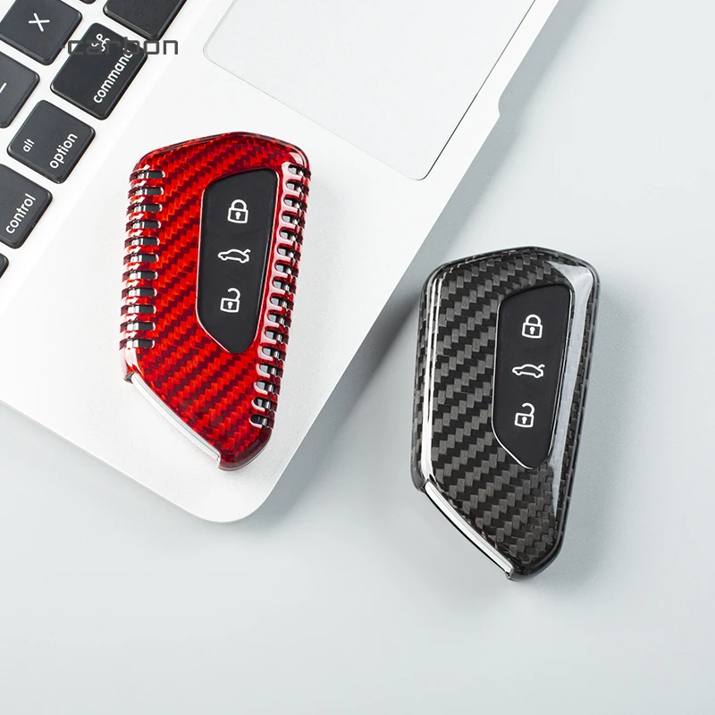 

Car Key Case Cover For VW Volkswagen Golf 8 MK8 ID.3 ID.4 For Skoda Octavia 4 A8 Seat Leon MK4 Cupra Formentor 2020 2021 2022