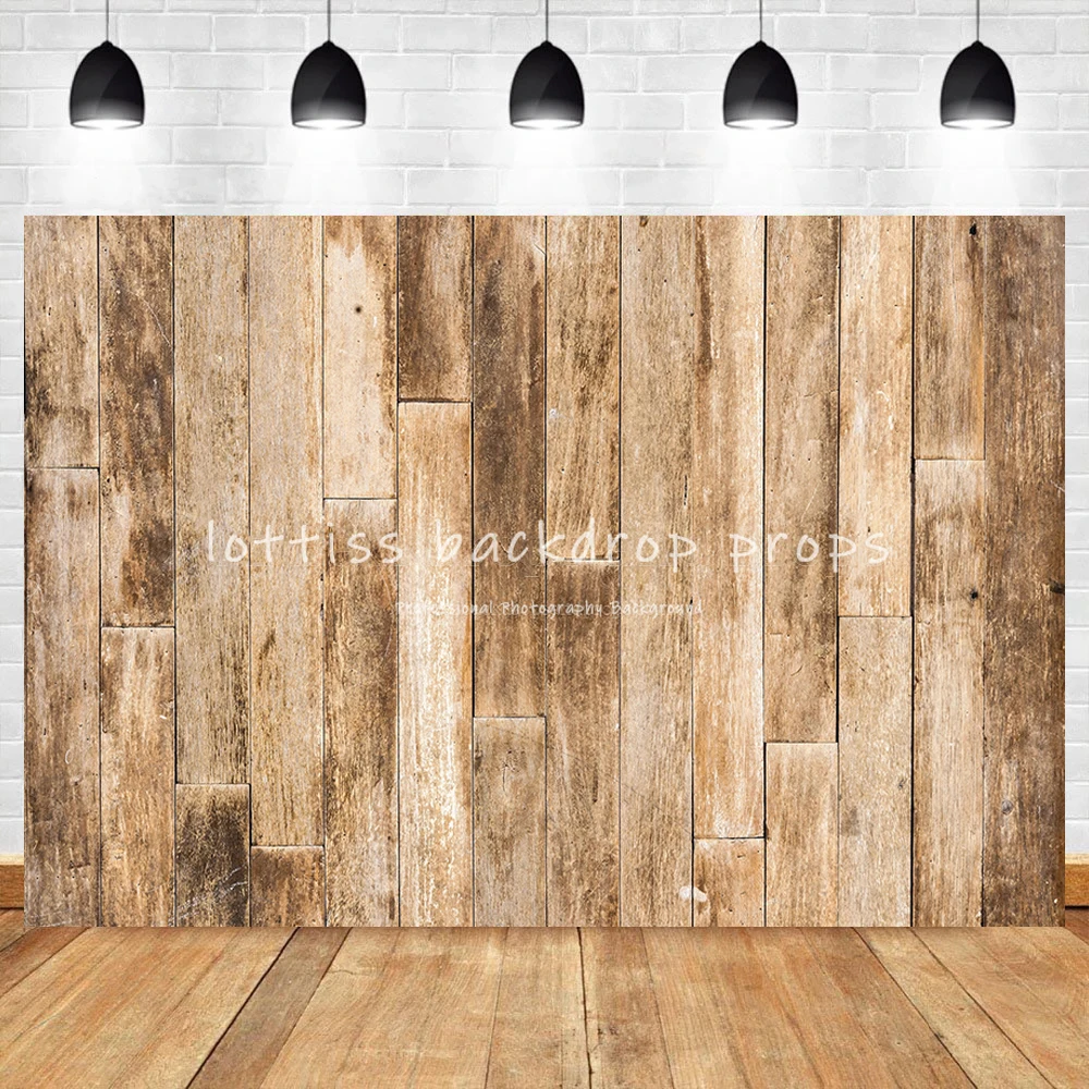 Photo Backdrop Brown Wood Floor Photography Background Dark Planks Props Adult Kids Portrait Party Photocall Broken Wooden Wall Backdrops photo backdrop,photography auxiliary props