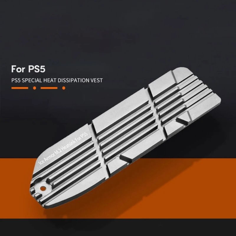 

Radiator for Playstation5 NVME 2280 SSD Heatsink Aluminum Alloy Cooling Vest Dropship