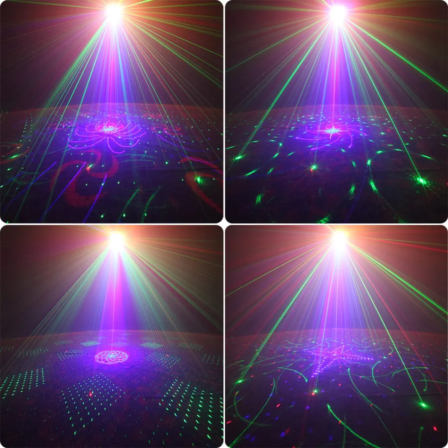 eshiny padrões dj luz de discoteca festa projetor laser rgb led barra dança sala iluminação palco efeito feriado