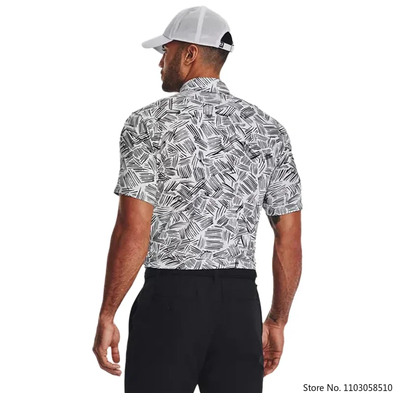 Professional Playoffs Men's Golf T-shirt Summer Leisure POLO Shirt Comfortable Outdoor Sports Top Baseball Jersey