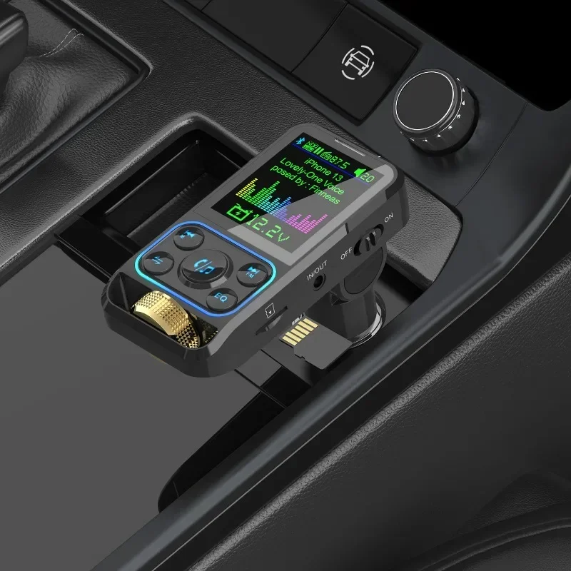 ÷ ÷  5.3 FM ۽ű  ڵ 12V- 24V FM  Mp3 ÷̾ ڵ ŰƮ,  QC3.0 