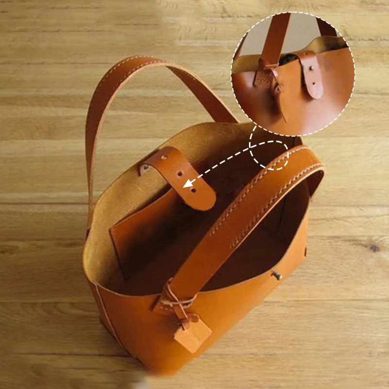 Handmade Leather Handbag Templates 5PCS for DIY