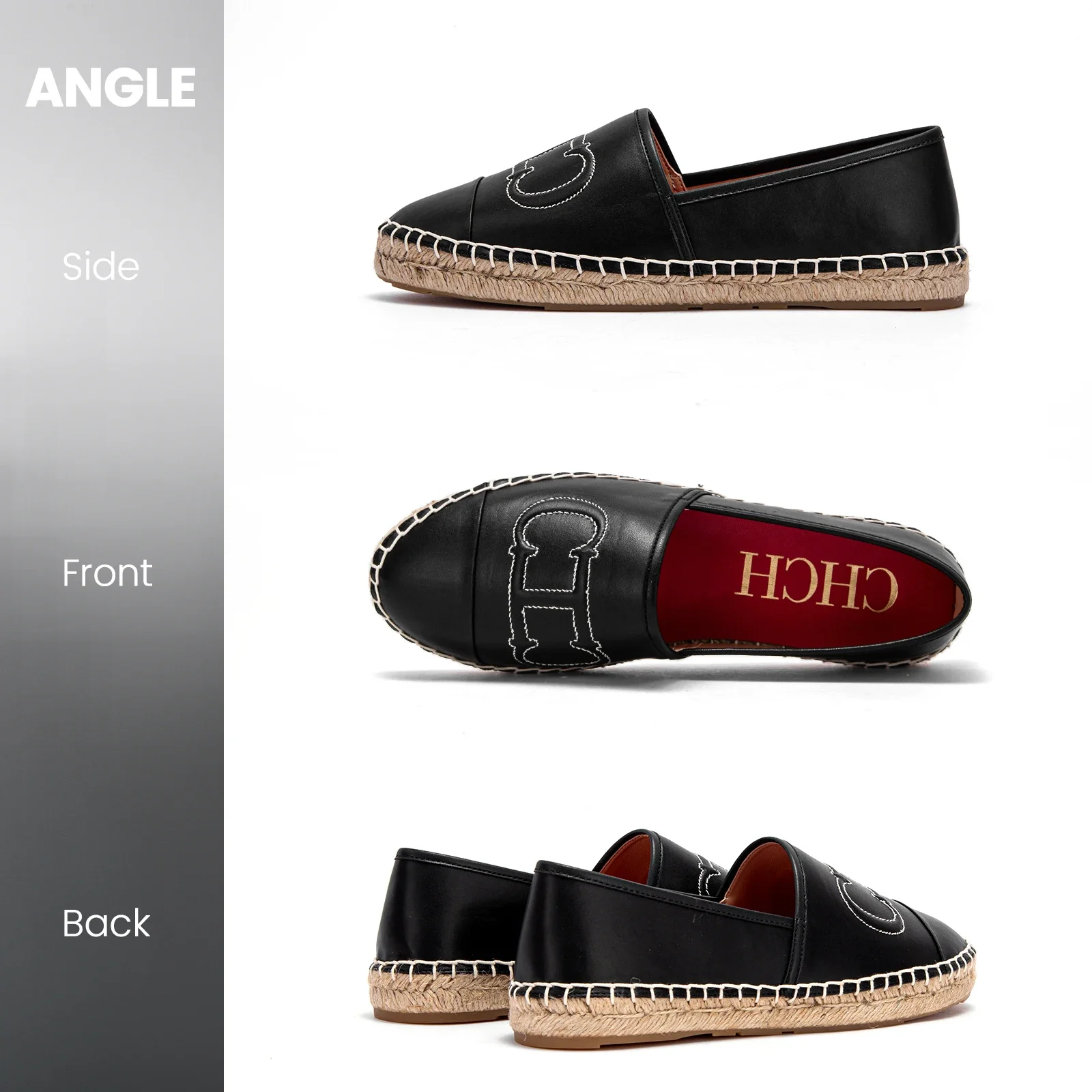 حذاء صياد مسطح كلاسيكي للسيدات، مثالي لأوقات الفرا...