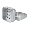 Convenient Soap Box Aluminum Soap Container with Removable Draining Layer Keep Soap Cleanings &Dry Soap Case Holder 4