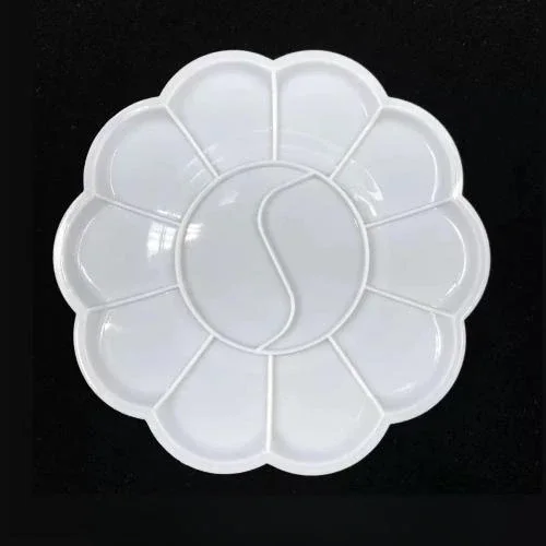 Children's Gift Pigment Tray Alternatives Paint Supply Round Palette Art Paint Tray Plastic Palette Watercolor