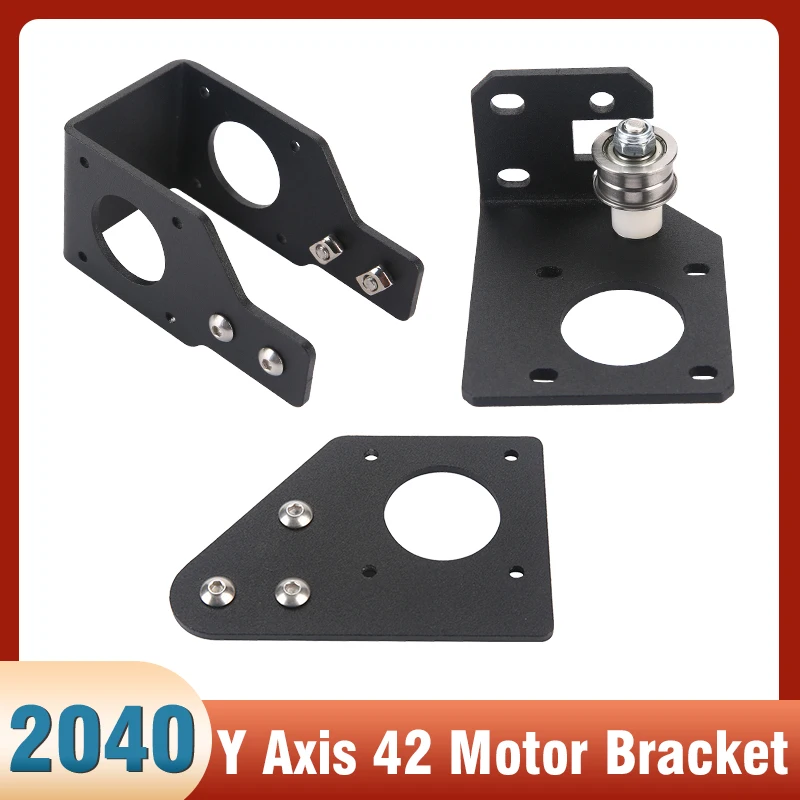 

Upgrade 3D Printer Accessory Y-axis 42 Stepper Motor Fixed Installation Bracket Suitable for 2020 2040 Aluminum Profiles