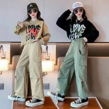 Girls Sweater Cargo Set 3