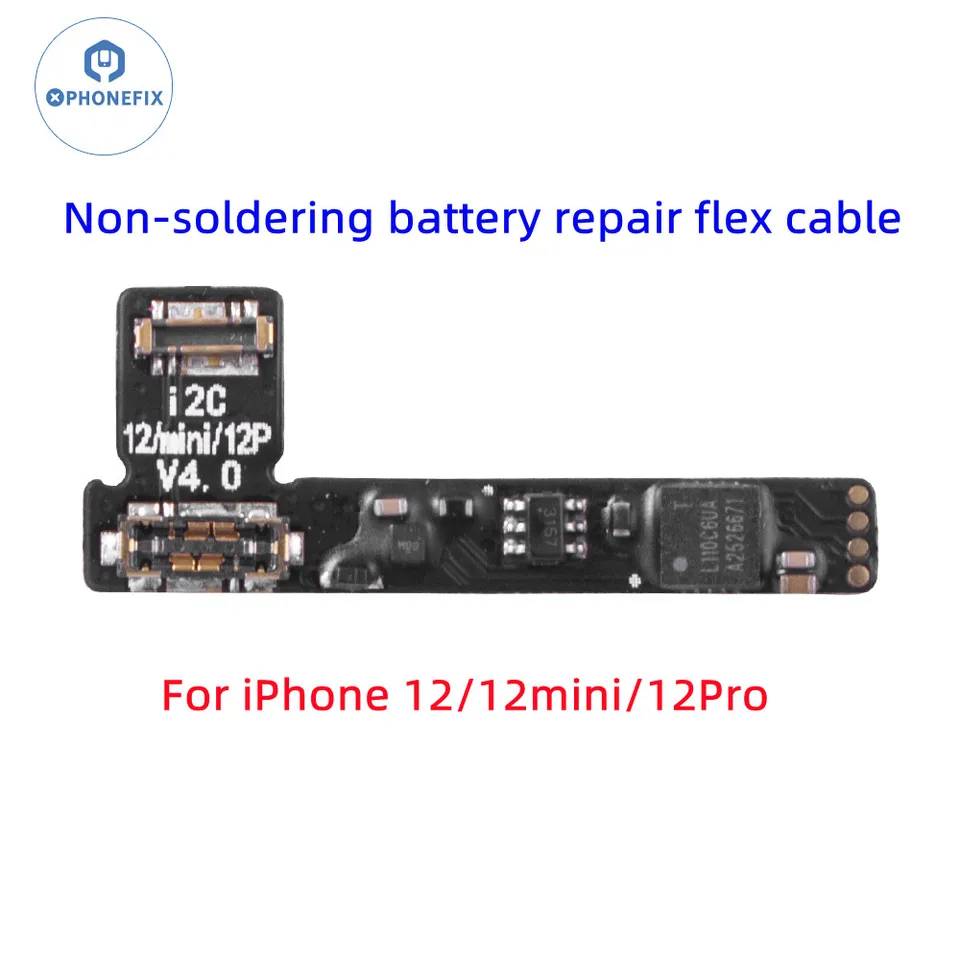 Câble Batterie I2C Pour IPhone 12 Mini / 12 / 12 Pro – Étiquette Données Flex, Neuf