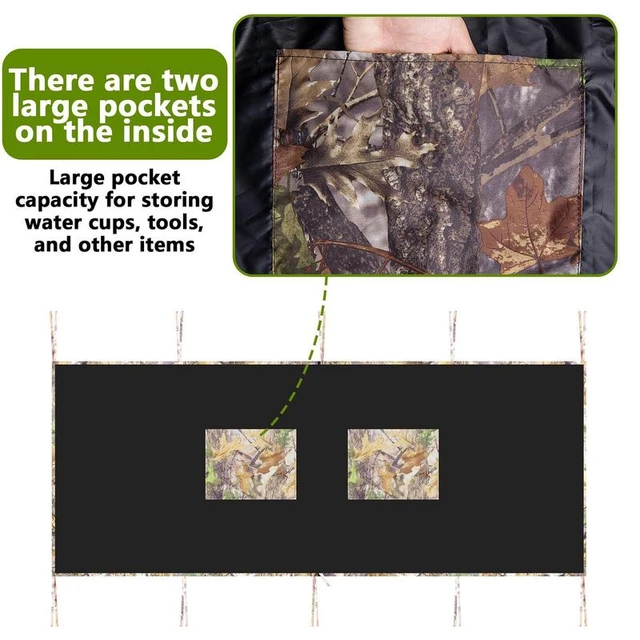 Tree Stand Blind Kit Deer Hunting Accessories With 3 Sides Elk