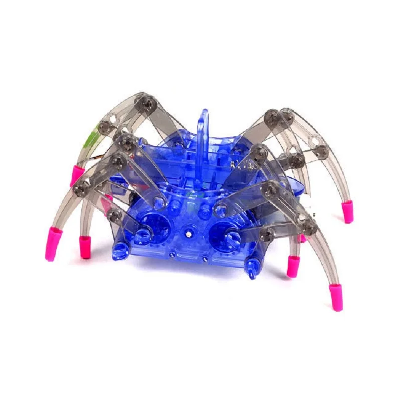 

Fun Diy Electric Spider Robot Educational Toys For Children Creative Science Experiment Technology Assembly Block Art Craft Toy