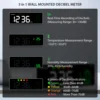 Decibel Sound Level Meter 11 inch Large LED Display Noise Temperature Humidity Meter with Alarm Icons Indicator Multi-function 2