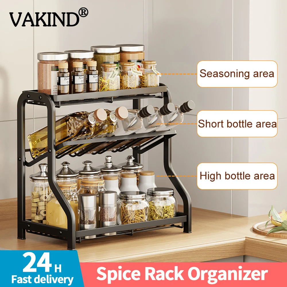 Spice Rack Organizer Countertop