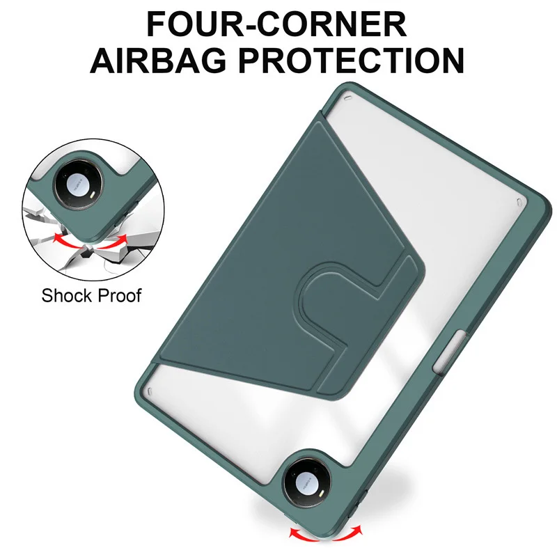 Enhanced Product Title:  
Premium Rotating Acrylic Stand Smart Cover with Pen Slot