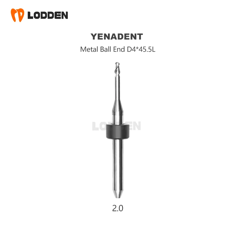Yenadent Dental Lab Fräs bohrer für Lithium di silikat Zirkon oxid pmma Metall d4 dc nc Beschichtung Zahnmedizin Materialien Schleif bohrer – Detail 17