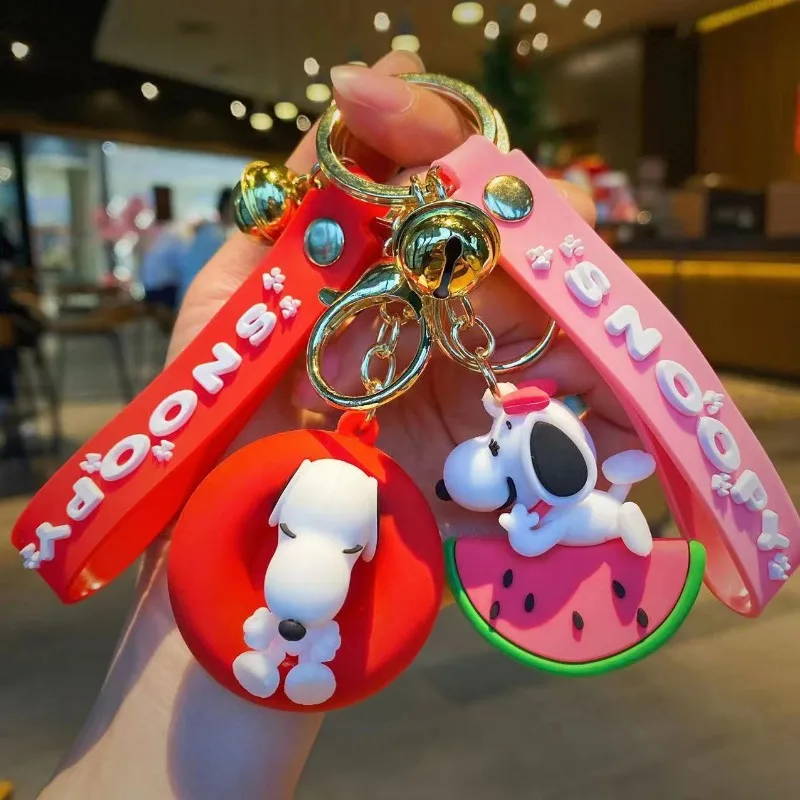Snoopy Keychain Schoolbag Charm Silicone Bag Pendant Exquisite Kawaii  Silicone Wallet Charm Anti-loss Ornament Cute Girls Gift - AliExpress