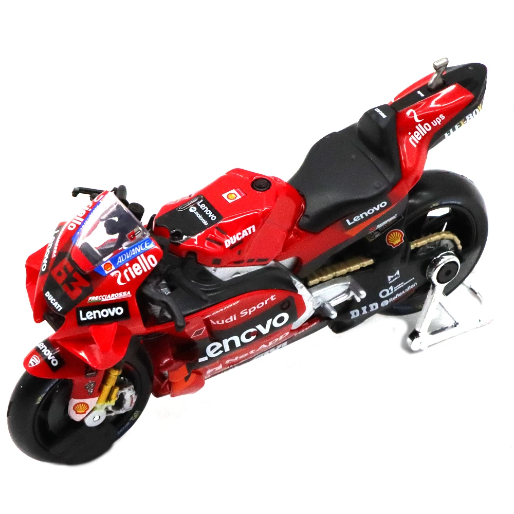 Maisto 2021 MotoGP Racing Ducati Lenovo Team #63 Racing Cars 1:18 Alloy  Motorcycle Model Collection Gift Toy For Adults Children - AliExpress