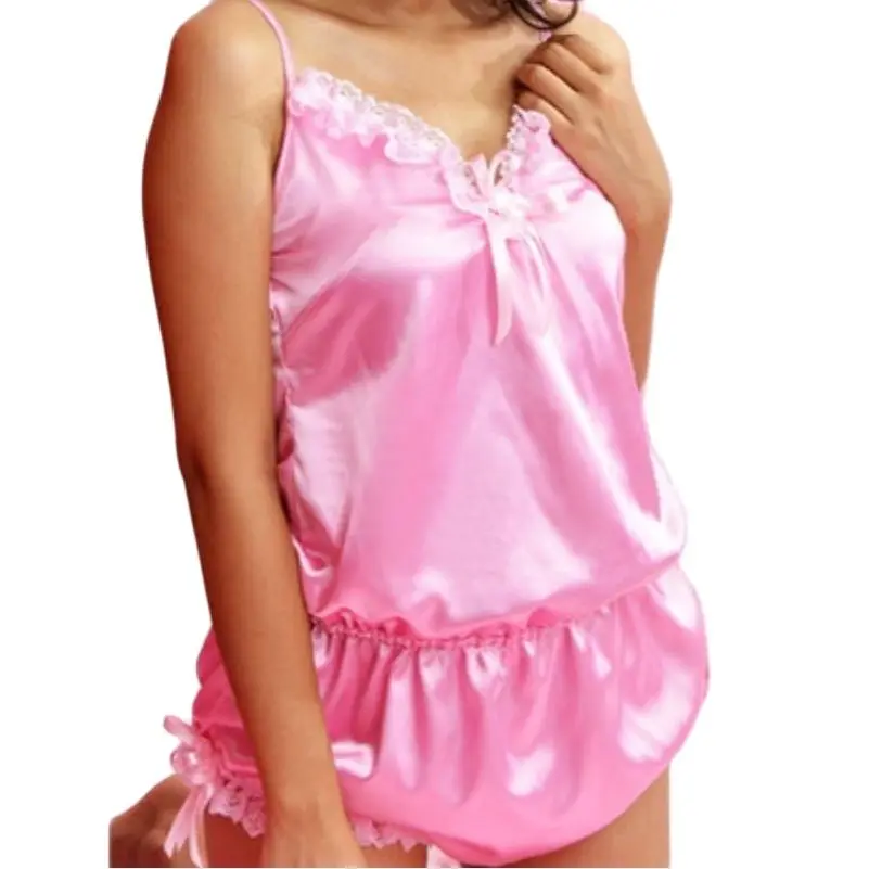 Girly Satin Sissy Pajamas