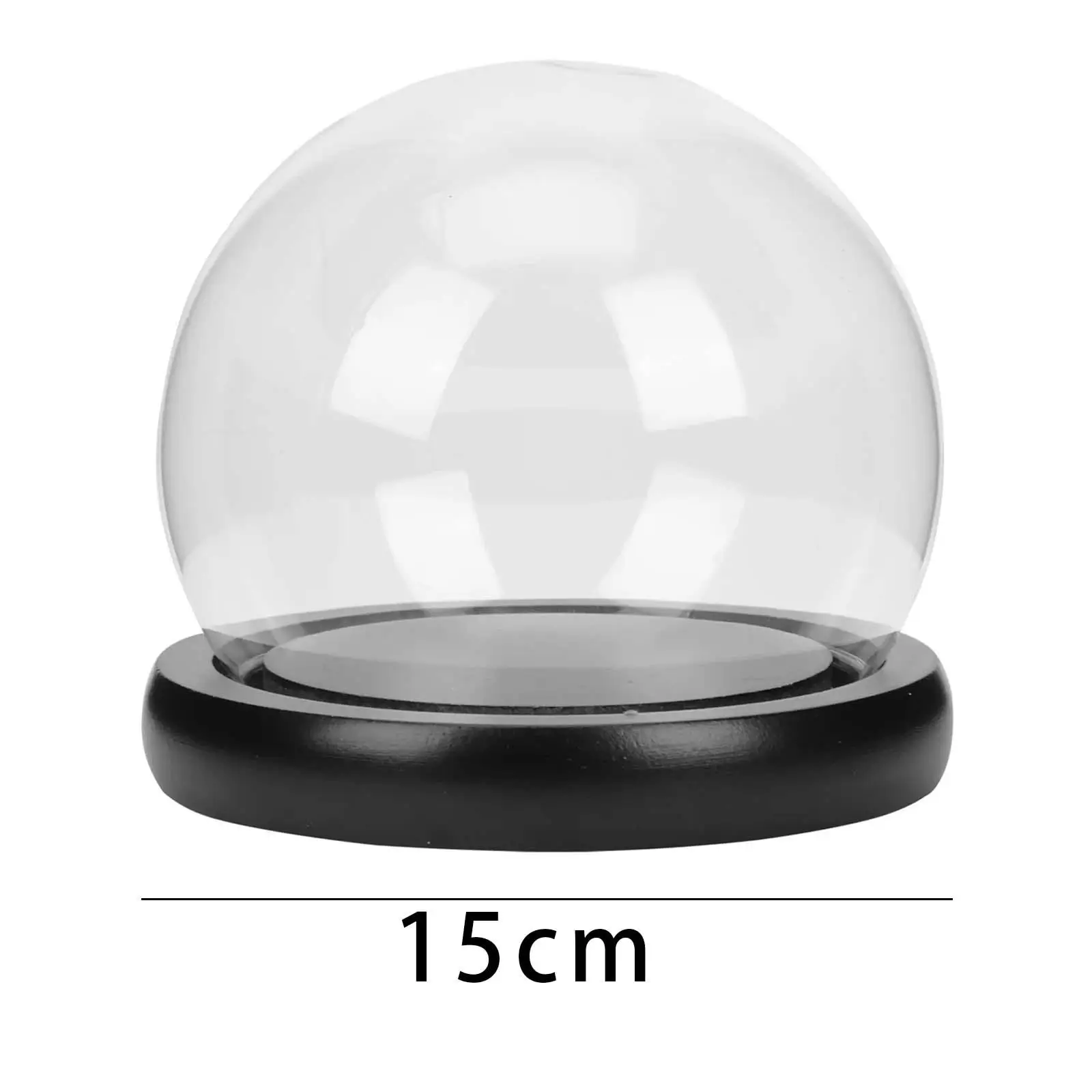 Glass Display Dome Cloche Valentines Day Gifts for Him Dollhouse Accessories Micro Landscape Decorative Bell Jar Display Case