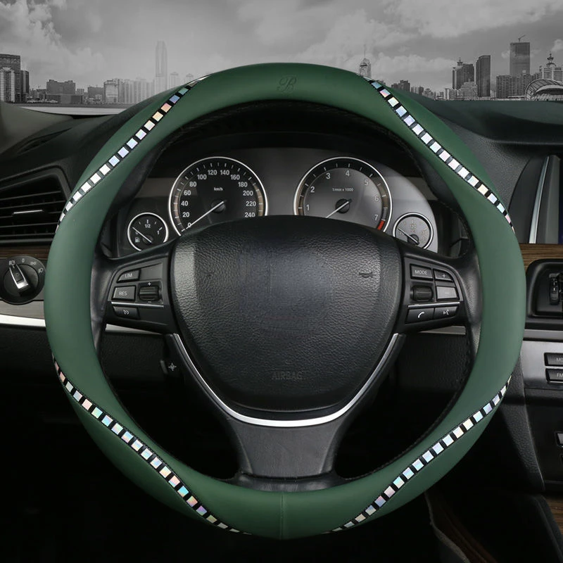 Car Steering Wheel Cover Four Seasons Handle Cover Female Cartoon