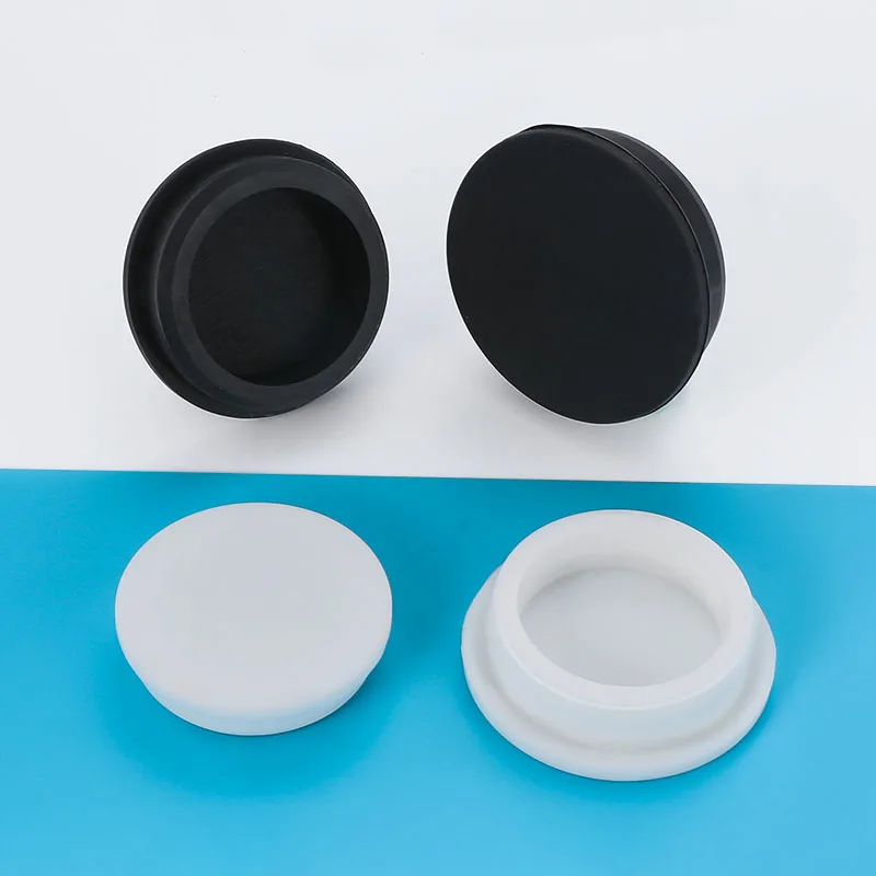 Silicone Rubber Hole Caps Plugs 2Pcs 6.8 7.3 7.8 8.3 9 to 25mm Seal Stopper T Type High Temperature Dustproof Plug White Black silicone rubber plugs silicone tube caps rubber end cap