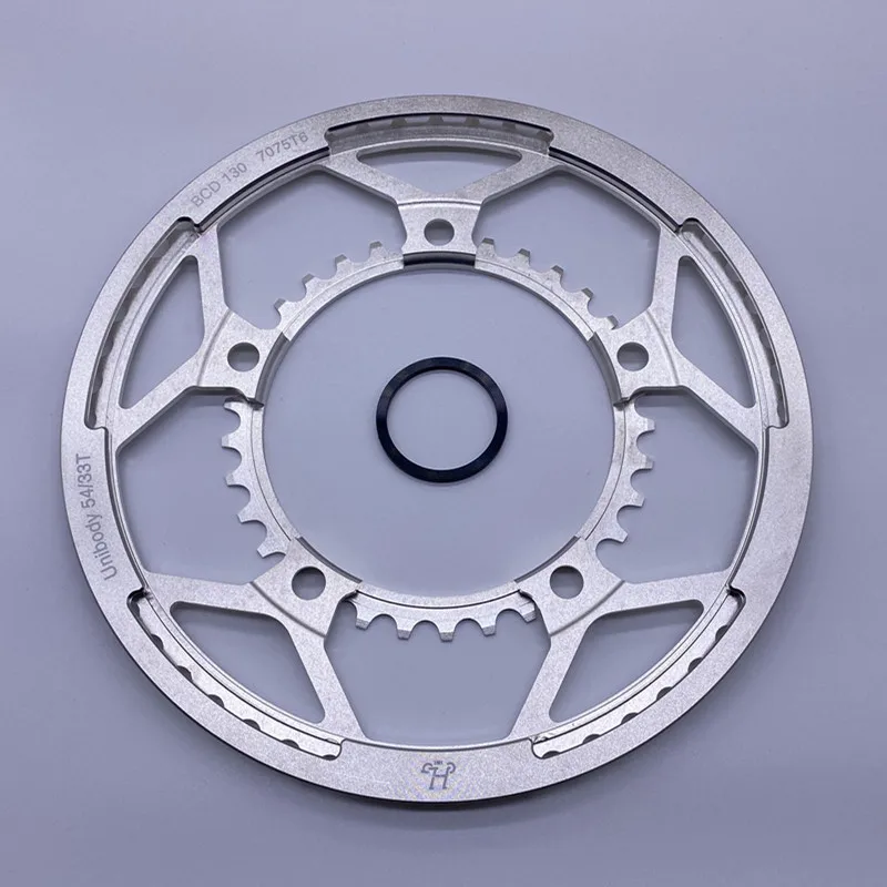 H&h HH Unibody 54/33T ブロンプトン Brompton H&H 54/33T Chain-Guard Intergrated Chainring for Brompton