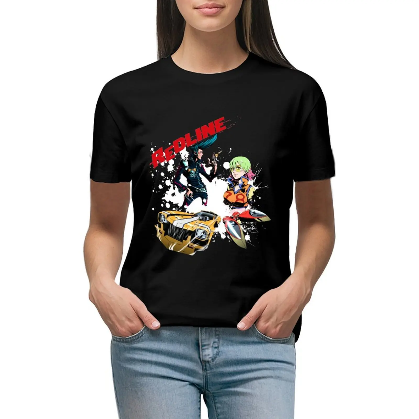 

Redline Sonoshee and Sweet JP T-shirt anime clothes shirts graphic tees t shirt for Women