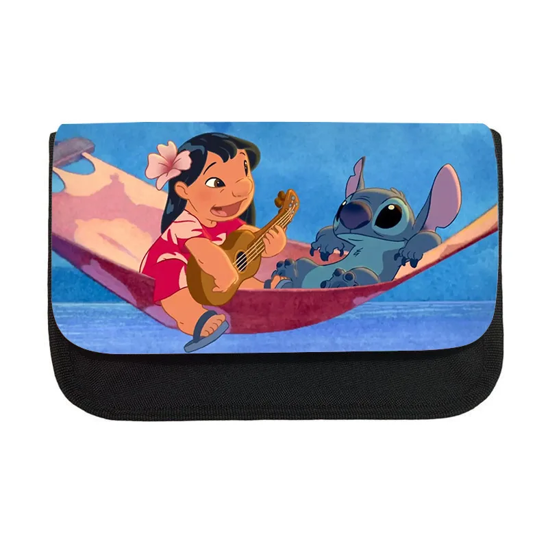 Disney Stitch Kawaii Pencil Case Lilo & Stitch Print Pen Bag Students  School Supplies Girl Boy Gift Storage Bag - AliExpress